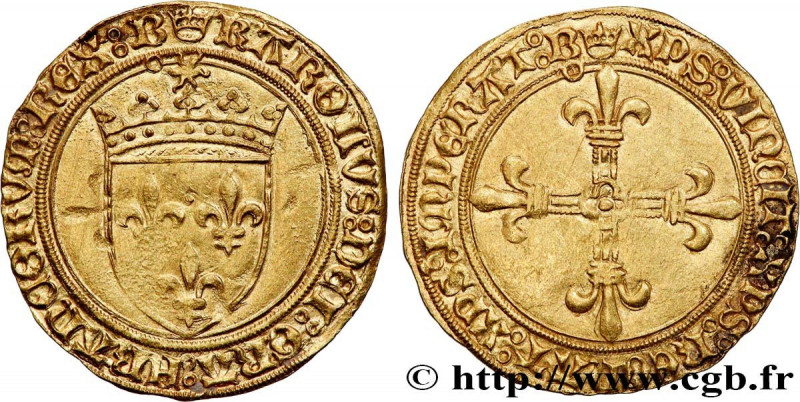 CHARLES VIII
Type : Écu d'or au soleil 
Date : 08/07/1494 
Date : n.d. 
Mint nam...