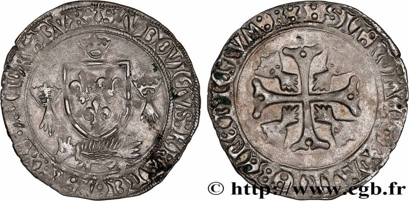 LOUIS XII, FATHER OF THE PEOPLE
Type : Douzain au porc-épic de Bretagne, 2e type...