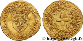 FRANCIS I
Type : Écu d'or à la croisette, 1er type 
Date : 19/03/1541 
Date : n.d. 
Mint name / Town : Limoge 
Quantity minted : 1400 
Metal : gold 
M...