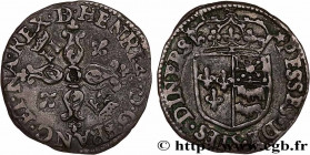 HENRY IV
Type : Pièce de six deniers ou sizain de Béarn 
Date : s.d. 
Mint name / Town : Morlaàs 
Quantity minted : 117647 
Metal : billon 
Millesimal...