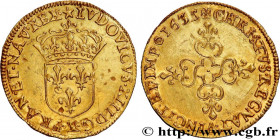 LOUIS XIII
Type : Écu d'or au soleil, 1er type 
Date : 1635 
Mint name / Town : Amiens 
Quantity minted : 47940 
Metal : gold 
Millesimal fineness : 9...