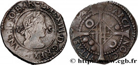 SPANIA - PRINCIPALITY OF CATALONIA - LOUIS XIII
Type : V sols 
Date : 1642 
Mint name / Town : Barcelone 
Metal : silver 
Diameter : 26  mm
Orientatio...