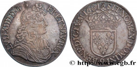 LOUIS XIV "THE SUN KING"
Type : Écu à la cravate 
Date : 1681 
Mint name / Town : Rennes 
Quantity minted : 55689 
Metal : silver 
Millesimal fineness...