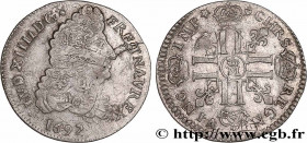 LOUIS XIV "THE SUN KING"
Type : Quart d'écu aux huit L, 1er type 
Date : 1692 
Mint name / Town : Metz 
Quantity minted : 93241 
Metal : silver 
Mille...