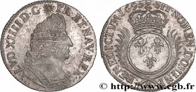 LOUIS XIV "THE SUN KING"
Type : Quart d'écu aux palmes 
Date : 1695 
Mint name / Town : Metz 
Metal : silver 
Millesimal fineness : 917  ‰
Diameter : ...