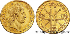 LOUIS XIV "THE SUN KING"
Type : Louis d’or aux 8 L et insignes 
Date : 1700 
Mint name / Town : Paris 
Quantity minted : 70054 
Metal : gold 
Millesim...