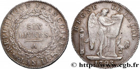 THE CONVENTION
Type : Six livres dit "au génie" 
Date : 1793 
Mint name / Town : Paris 
Metal : silver 
Millesimal fineness : 917  ‰
Diameter : 38  mm...