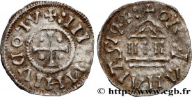 NORMANDY - DUCHY OF NORMANDY - LEWIS IV
Type : Denier à la légende chrétienne 
Date : c. 822-840 
Date : n.d. 
Mint name / Town : Atelier indéterminé ...
