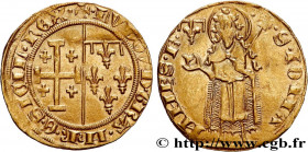 PROVENCE - COUNTY OF PROVENCE - LOUIS OF PROVENCE
Type : Florin d'or de la Chambre de 12 gros 
Date : c. 1390-1410 
Mint name / Town : Tarascon 
Metal...