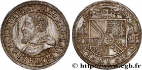 ALSACE - BISHOPRIC OF STRASBOURG AND METZ - CHARLES II OF LORRAINE-VAUDÉMONT
Type : Teston ou quart de thaler 
Date : 1604 
Metal : silver 
Diameter :...