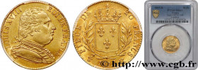 LOUIS XVIII
Type : 20 francs or Londres 
Date : 1815 
Mint name / Town : Londres 
Quantity minted : 871.581 
Metal : gold 
Diameter : 21  mm
Orientati...