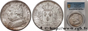LOUIS XVIII
Type : 5 francs Louis XVIII, buste habillé 
Date : 1814 
Mint name / Town : Paris 
Quantity minted : 1.465.243 
Metal : silver 
Millesimal...