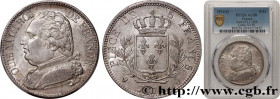 LOUIS XVIII
Type : 5 francs Louis XVIII, buste habillé 
Date : 1814 
Mint name / Town : Perpignan 
Quantity minted : 1181316 
Metal : silver 
Millesim...