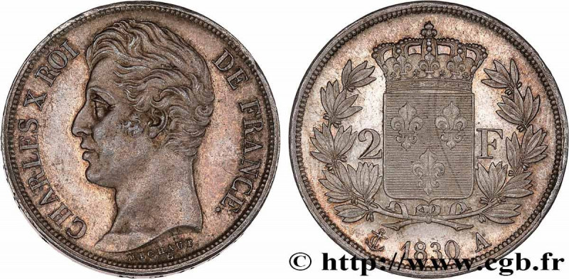 CHARLES X
Type : 2 francs Charles X 
Date : 1830 
Mint name / Town : Paris 
Quan...