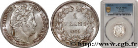 LOUIS-PHILIPPE I
Type : 1 franc Louis-Philippe, couronne de chêne 
Date : 1835 
Mint name / Town : Paris 
Quantity minted : 483126 
Metal : silver 
Mi...