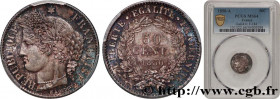 II REPUBLIC
Type : 50 centimes Cérès, IIe République 
Date : 1850 
Mint name / Town : Paris 
Quantity minted : 2164778 
Metal : silver 
Millesimal fin...