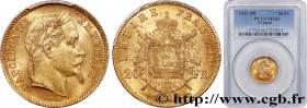 SECOND EMPIRE
Type : 20 francs or Napoléon III, tête laurée 
Date : 1862 
Mint name / Town : Strasbourg 
Quantity minted : 2880244 
Metal : gold 
Mill...