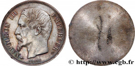 SECOND EMPIRE
Type : Épreuve Uniface avers de 1 franc Napoléon III, tête nue 
Date : (1855) 
Date : n.d. 
Mint name / Town : Paris 
Quantity minted : ...