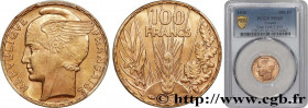 III REPUBLIC
Type : 100 francs or, Bazor 
Date : 1935 
Mint name / Town : Paris 
Quantity minted : 6.102.100 
Metal : gold 
Millesimal fineness : 900 ...