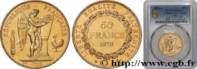 III REPUBLIC
Type : 50 francs or Génie 
Date : 1878 
Mint name / Town : Paris 
Quantity minted : 5294 
Metal : gold 
Millesimal fineness : 900  ‰
Diam...
