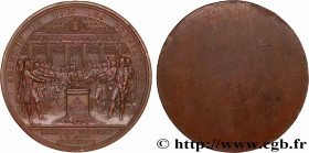 LOUIS XVI
Type : Médaille, Abandon de tous les privilèges, tirage uniface 
Date : 1789 
Metal : bronze 
Diameter : 63  mm
Weight : 107,61  g.
Edge : g...