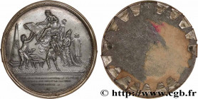 FRENCH CONSTITUTION - NATIONAL ASSEMBLY
Type : Médaille, Arrête ton courroux, cliché uniface 
Date : c.1789 
Metal : tin 
Diameter : 80  mm
Engraver :...