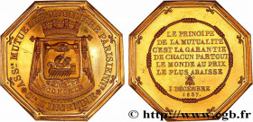 INSURANCES
Type : L’Assurance mutuelle moblière parisienne contre l’incendie 
Date : 1837 
Metal : gold 
Diameter : 36  mm
Orientation dies : 12  h.
W...
