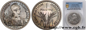 PROVISIONAL GOVERNEMENT OF THE FRENCH REPUBLIC - INDOCHINA
Type : Essai Piefort de la piastre 
Date : 1947 
Mint name / Town : Paris 
Quantity minted ...
