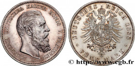 GERMANY - KINGDOM OF PRUSSIA - FREDERICK III
Type : 5 Mark  
Date : 1888 
Mint name / Town : Berlin 
Quantity minted : 200000 
Metal : silver 
Millesi...