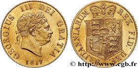 GREAT BRITAIN - GEORGE III
Type : 1/2 Souverain 
Date : 1817 
Mint name / Town : Londres 
Quantity minted : 2080000 
Metal : gold 
Millesimal fineness...