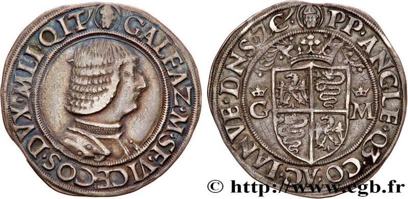 ITALY - DUCHY OF MILAN - GALEAZZO MARIA SFORZA
Type : Demi-teston ou grosso da 1...