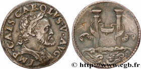 ITALY - DUCHY OF MILAN - CHARLES V
Type : Testone 
Date : (1551) 
Mint name / Town : Milan 
Metal : silver 
Diameter : 28  mm
Orientation dies : 6  h....