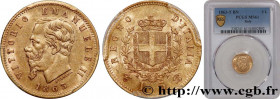 ITALY - KINGDOM OF ITALY - VICTOR-EMMANUEL II
Type : 5 Lire  
Date : 1863 
Mint name / Town : Turin 
Quantity minted : 196830 
Metal : gold 
Millesima...