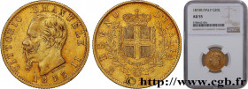 ITALY - KINGDOM OF ITALY - VICTOR-EMMANUEL II
Type : 20 Lire  
Date : 1873 
Mint name / Town : Rome 
Quantity minted : 2174 
Metal : gold 
Millesimal ...