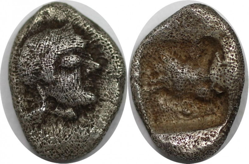 Griechische Münzen, ATTICA. Obol ca. 460 - 429 v. Chr. Silber. 0,59 g. 9,5 mm. V...