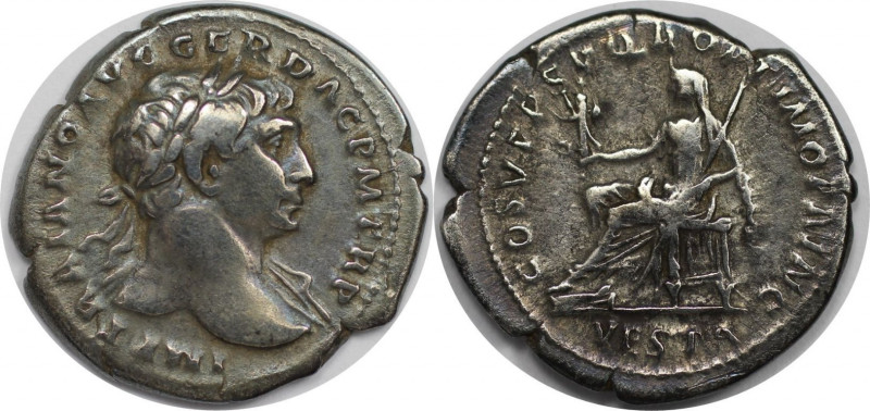 Römische Münzen, MÜNZEN DER RÖMISCHEN KAISERZEIT. Trajan (98-117 n. Chr). Denar ...