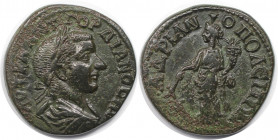 Römische Münzen, MÜNZEN DER RÖMISCHEN KAISERZEIT. Thrakien, Hadrianopolis. Gordian III. Ae 28, 238-244 n. Chr. (11.06 g. 27 mm) Vs.: AVT K M ANT ГOPΔI...