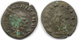 Römische Münzen, MÜNZEN DER RÖMISCHEN KAISERZEIT. Claudius II. Gothicus. Antoninianus 268-270 n. Chr. (5.17 g. 21.5 mm) Vs.: IMP CLAVDIVS AVG, Büste m...