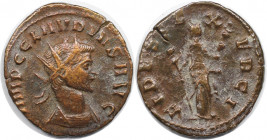 Römische Münzen, MÜNZEN DER RÖMISCHEN KAISERZEIT. Claudius II. Gothicus. Antoninianus 268-270 n. Chr. (3.03 g. 20 mm) Vs.: IMP C CLAVDIVS AVG, Büste m...