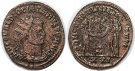 Römische Münzen, MÜNZEN DER RÖMISCHEN KAISERZEIT. Diocletianus (284-305 n. Chr). Antoninianus. 3,53 g. Vs.: IMP C C VAL DIOCLETIANVS PF AVG, Büste mit...