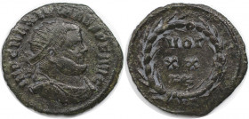 Römische Münzen, MÜNZEN DER RÖMISCHEN KAISERZEIT. Maximianus Herculius (286-310 n. Chr). Follis. (3.0 g. 22 mm) Vs.: IMP C MAXIMIANVS PF AVG, Büste mi...