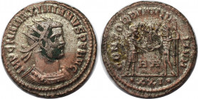 Römische Münzen, MÜNZEN DER RÖMISCHEN KAISERZEIT. Diocletianus (284-305 n. Chr). Antoninianus 292 n. Chr., Heraclea. 4,58 g. Vs.: IMP C C VAL DIOCLETI...