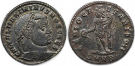 Römische Münzen, MÜNZEN DER RÖMISCHEN KAISERZEIT. Maximinus II. (305-313 n. Chr). Follis 307-308 n. Chr., Nicomedia. (6.57 g. 26 mm) Vs.: GAL VAL MAXI...