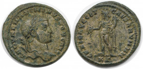 Römische Münzen, MÜNZEN DER RÖMISCHEN KAISERZEIT. Maximinus II. (305-308 n. Chr). Follis, ca. 307 n. Chr., Cyzicus. (9.72 g. 28 mm) Vs.: GAL VAL MAXIM...