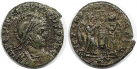 Römische Münzen, MÜNZEN DER RÖMISCHEN KAISERZEIT. Constantinus I. (307-337 n. Chr). Follis. (3.04 g. 17.5 mm) Vs.: Kürassbüste mit Helm rechts. Rs.: Z...