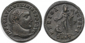 Römische Münzen, MÜNZEN DER RÖMISCHEN KAISERZEIT. Maximinus II. (309-313 n. Chr). 1/2 Follis. (5.10 g. 22 mm) Vs.: IMP C GAL VAL MAXIMINVS PF AVG, Kop...