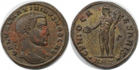 Römische Münzen, MÜNZEN DER RÖMISCHEN KAISERZEIT. Maximinus II. (309-313 n. Chr). Follis. (7.63 g. 24.5 mm) Vs.: GAL VAL MAXIMINVS NOB CAES, Kopf mit ...