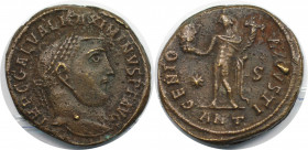 Römische Münzen, MÜNZEN DER RÖMISCHEN KAISERZEIT. Maximinus II. (309-313 n. Chr). Follis. (5.88 g. 22 mm) Vs.: IMP C GAL VAL MAXIMINVS PF AVG, Kopf mi...
