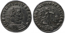 Römische Münzen, MÜNZEN DER RÖMISCHEN KAISERZEIT. Licinius I. (308-324 n. Chr). Follis 313 n. Chr. (3.37 g. 22.5 mm) Vs.: IMP LIC LICINIVS PF AVG, Kop...