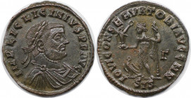 Römische Münzen, MÜNZEN DER RÖMISCHEN KAISERZEIT. Licinius I. (308-324 n. Chr). Follis 313 n. Chr. (3.40 g. 23 mm) Vs.: IMP LIC LICINIVS PF AVG, Kopf ...